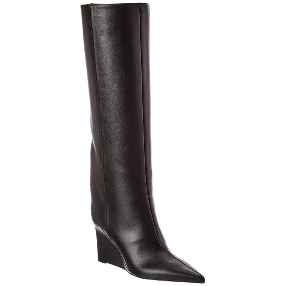 Jimmy Choo Blake Kb 85 Leather Knee-High Boot, Black